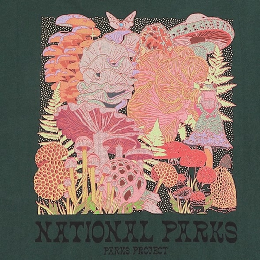 Limited Edition National Park Mushroom Graphic Tee Parks Project